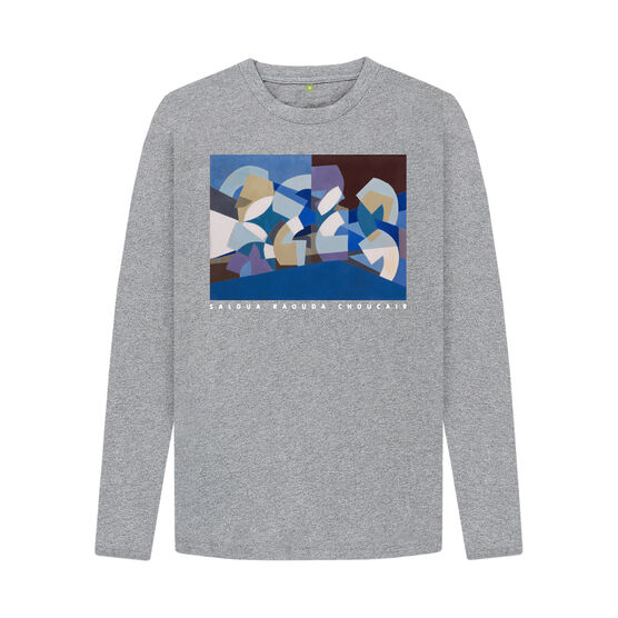 Saloua Raouda Choucair: Composition in Blue Module long sleeve t-shirt